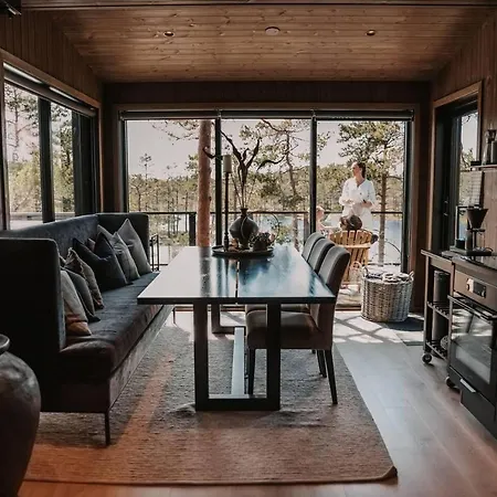Luxurious Tree Top Cabin By The Lake Iveland